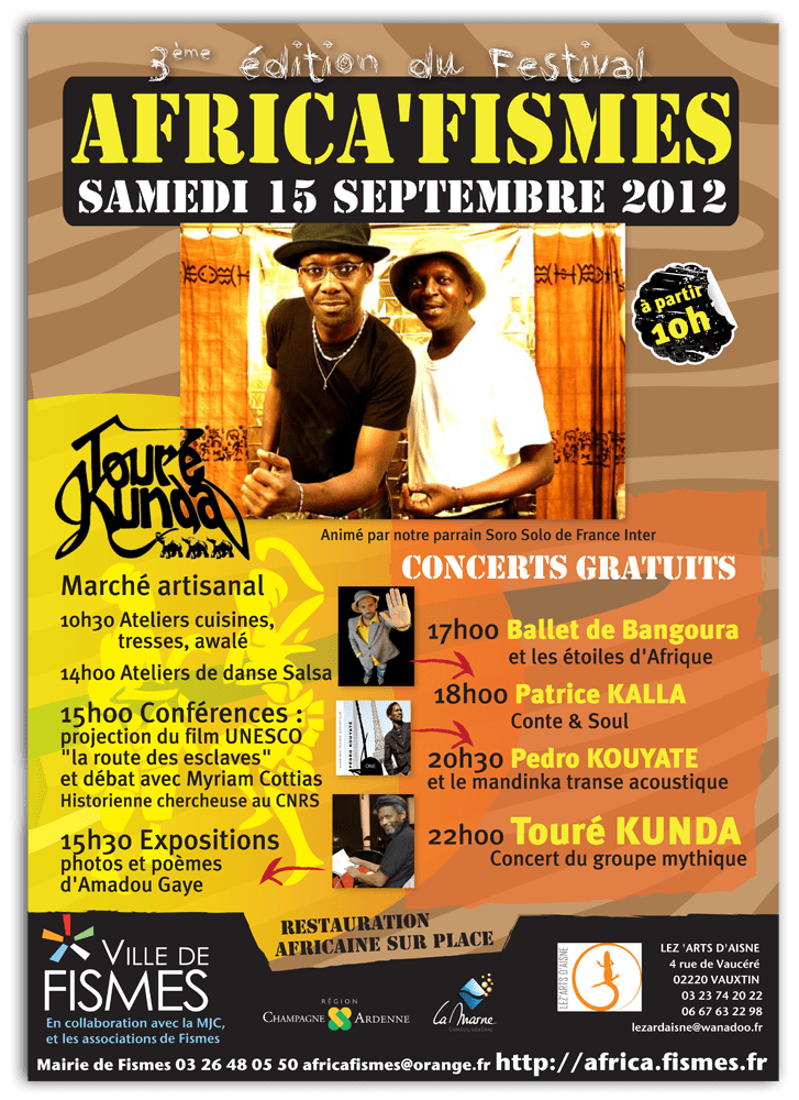 Affiche Africafismes 2012