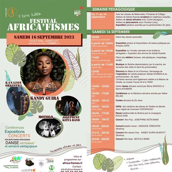 Programme Africa'fismes 2023