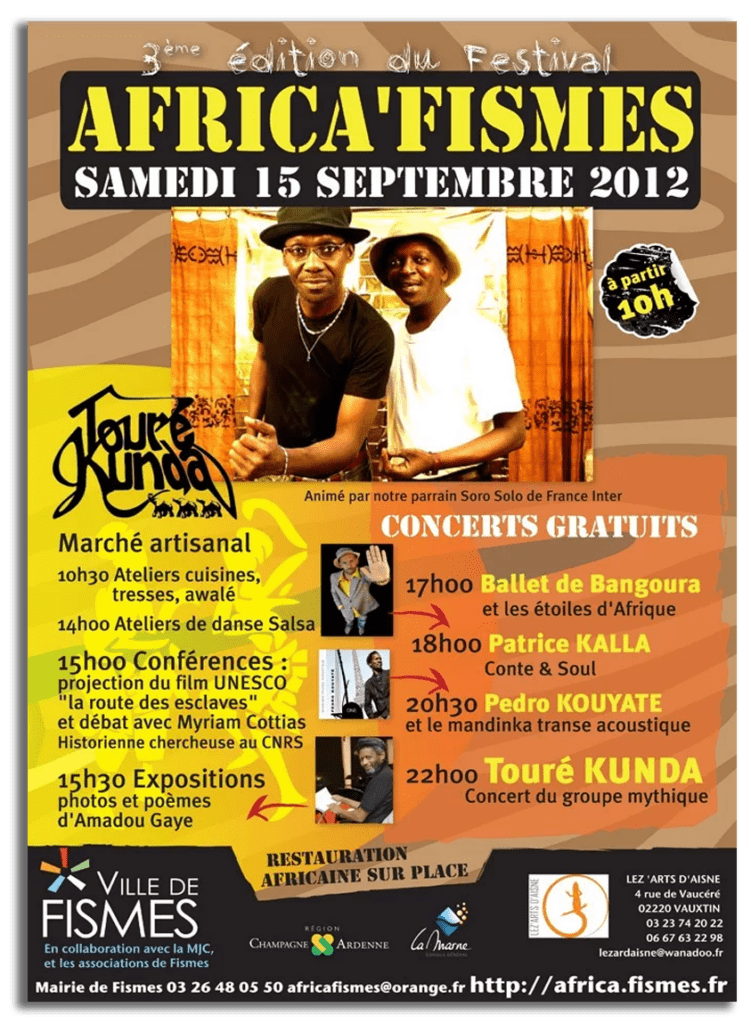 Affiche Africa'Fismes 2012